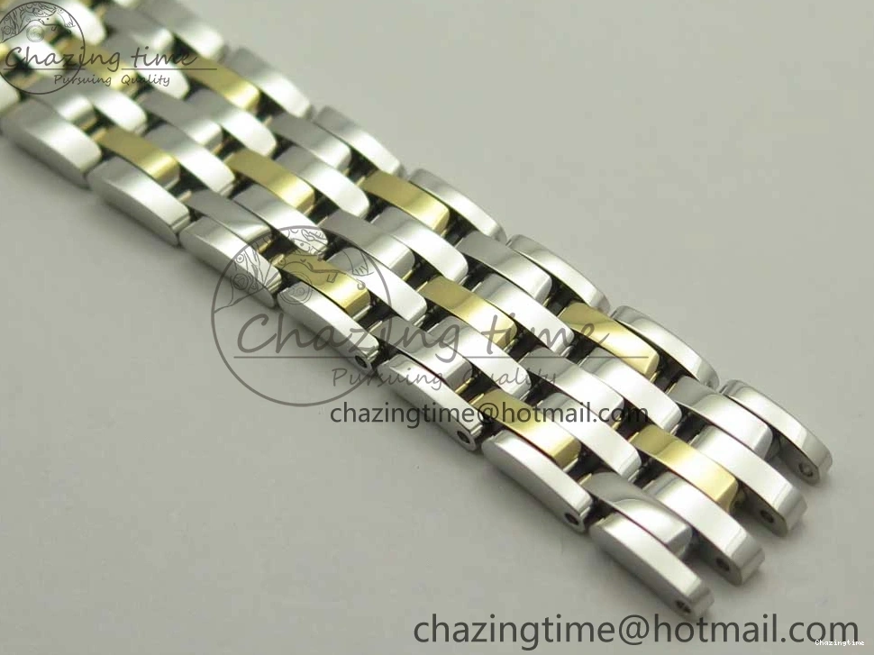 0512 Versatile De Ville Prestige Ladies 32.7mm SS MKF 1:1 Best Edition White MOP Dial Roman Markers on SS YG Bracelet MIYOTA 7967
